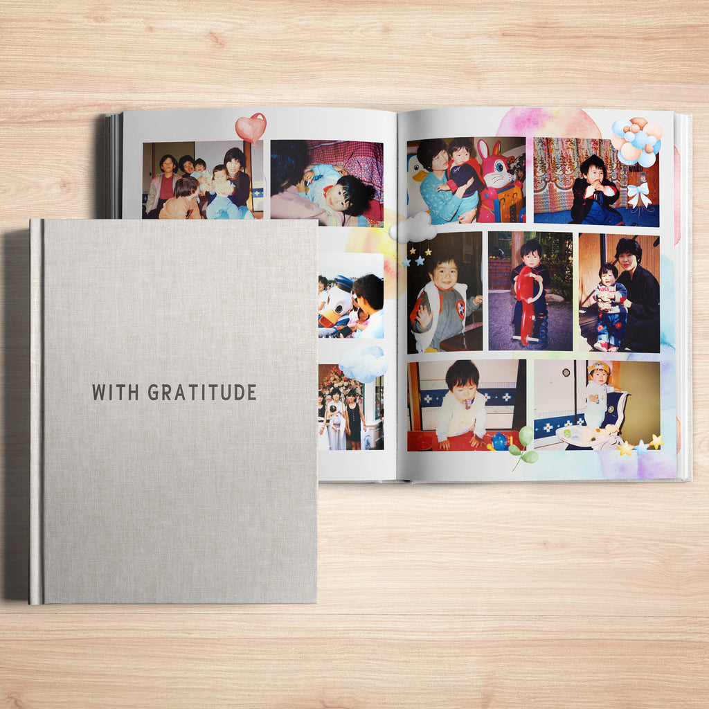 ブックタイプの子育て卒業アルバムトップイメージ