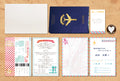 トラベルパスポート招待状のセット内容